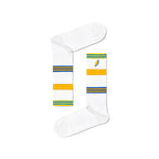 Happy Socks White Cotton Sock