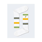 Happy Socks White Cotton Sock