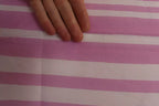 Dolce & Gabbana Pink White Striped Cannes Wrap Shawl Scarf
