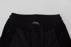 Dolce & Gabbana Black Cotton Blend Jogger Sweatpants Pants