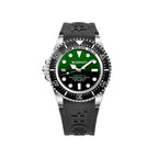 Bobroff Black Rubber Sport Watch