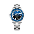Bobroff Silver Stainless Steel Sport Watch