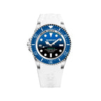 Bobroff White Rubber Sport Watch