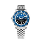 Bobroff Silver Stainless Steel Sport Watch