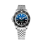 Bobroff Silver Stainless Steel Sport Watch