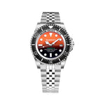 Bobroff Silver Stainless Steel Dress Watch