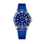 Bobroff Black Rubber Sport Watch