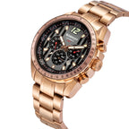 Bobroff Bronze Stainless Steel Dress Watch