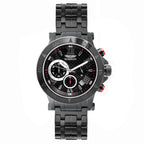 Bobroff Black Stainless Steel Dress Watch