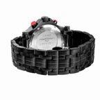 Bobroff Black Stainless Steel Dress Watch