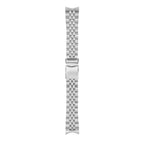 Bobroff Silver Stainless Steel Bracelet Watch