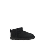 UGG Black Goatskin Ankle Boots