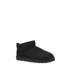 UGG Black Goatskin Ankle Boots