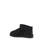 UGG Black Goatskin Ankle Boots