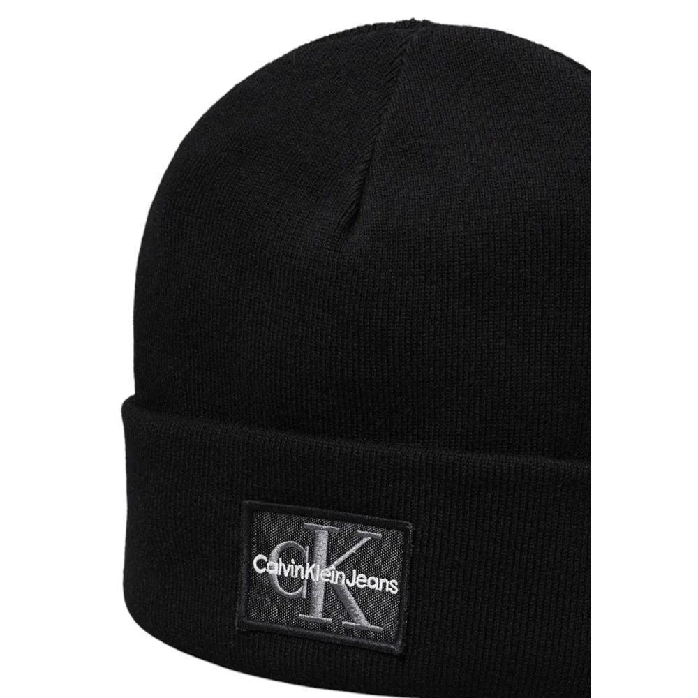 Calvin Klein Jeans Black Cotton Cap (Baseball Hat)