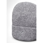 Calvin Klein Gray Marabou Cap (Baseball Hat)