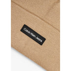 Calvin Klein Jeans Beige Recycled Polyester Cap (Baseball Hat)