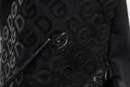 Dolce & Gabbana Black Neoprene Nylon DG Logo School Backpack Bag