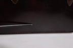 Dolce & Gabbana Maroon Horse Leather Logo Plaque Mini Crossbody Bag