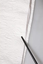 Dolce & Gabbana White Crystal Embellished Jacquard Brocade Mini Dress