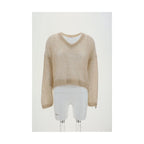 Brunello Cucinelli Beige Mohair Sweatshirt