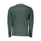 La Martina Green Cotton Long Sleeve T-Shirt