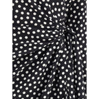 Crida Milano Black Silk Cocktail Dress