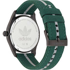 Adidas Green Fabric Sport Watch