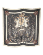 Dolce & Gabbana Multicolor Printed Cashmere Foulard Scarf