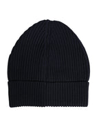 Dolce & Gabbana Black Cashmere Knitted Winter Beanie Hat
