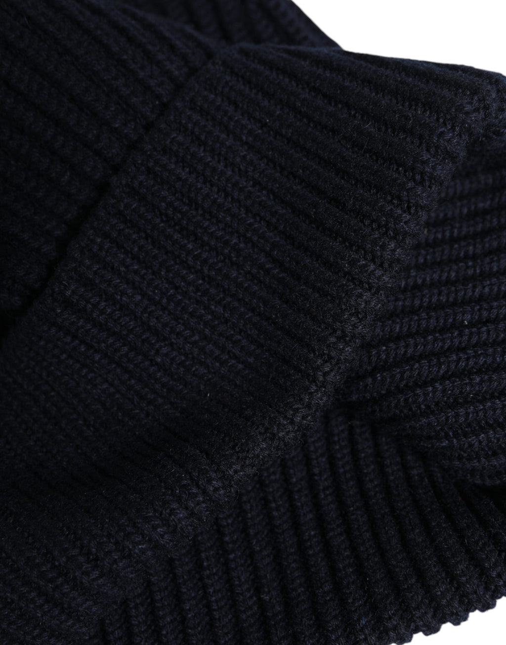 Dolce & Gabbana Black Cashmere Knitted Winter Beanie Hat