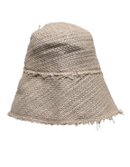 Dolce & Gabbana Beige Linen Wide Brim Bucket Hat