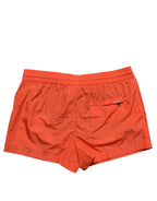 Dolce & Gabbana Orange Polyester Beachwear Shorts 2Pc Swimwear