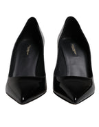 Dolce & Gabbana Black Patent Leather High Heels Pumps Shoes