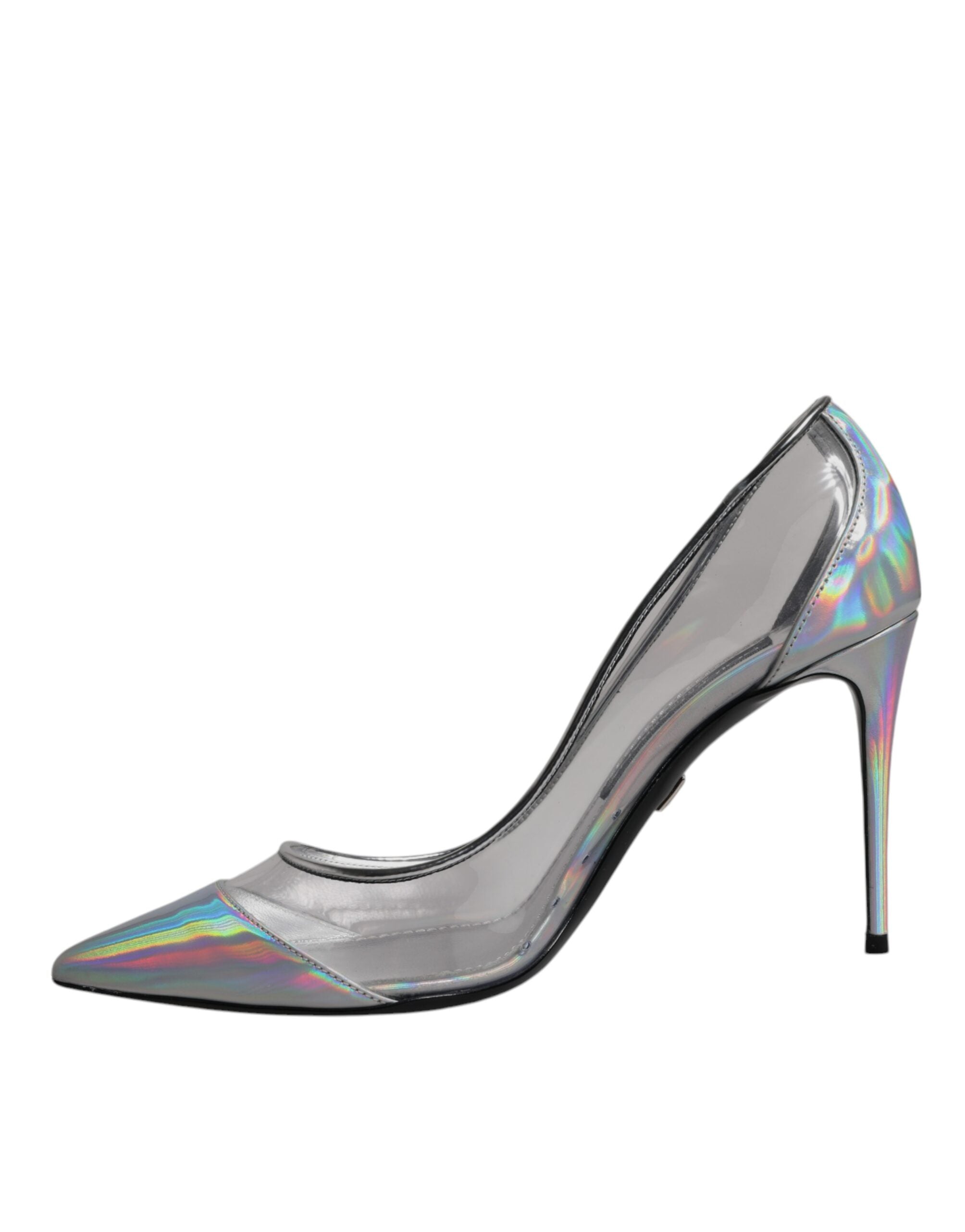 Dolce & Gabbana Multicolor Iridescent Pointed Toe Pumps Shoes