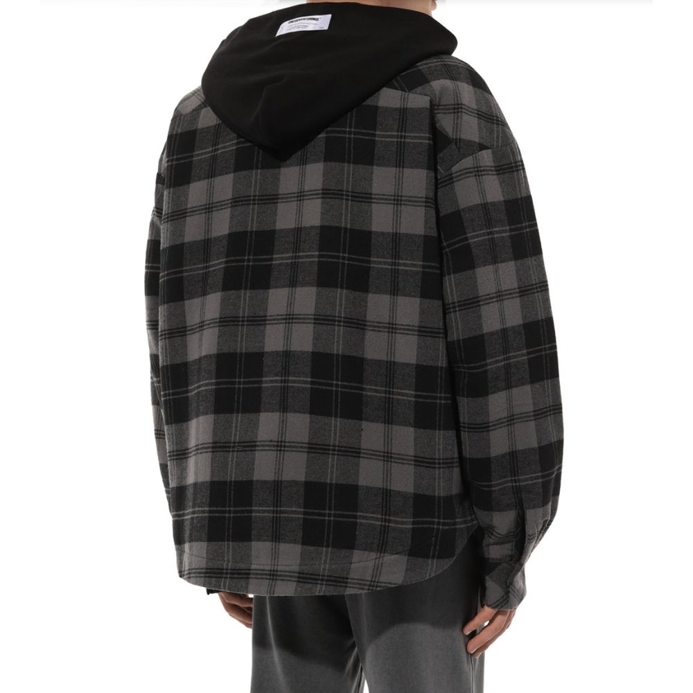 Diego Venturino Gray Cotton Jackets & Coat