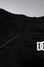 Dolce & Gabbana Black Cotton Jogger Sweatpants Pants