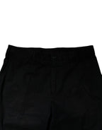 Dolce & Gabbana Black Cotton Stretch Skinny Dress Formal Pants
