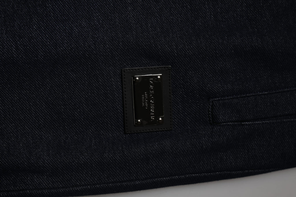 Dolce & Gabbana Black Jacquard Jogger Men Sweatpants Pants