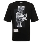 Diego Venturino Black Cotton T-Shirt