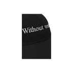 Diego Venturino Black Cotton Men Cap