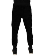 Dolce & Gabbana Black Cotton Jogger Men Sweatpants Pants