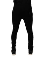 Dolce & Gabbana Black Cashmere Jogger Men Sweatpants Pants