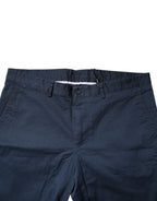 Dolce & Gabbana Blue Cotton Mid Waist Men Bermuda Shorts