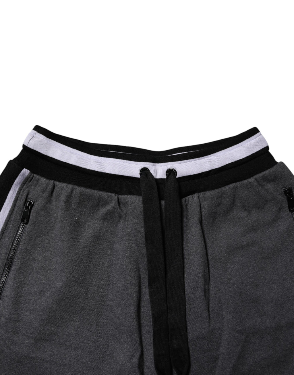 Dolce & Gabbana Dark Gray Cotton Bermuda Sweatshorts Shorts