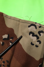 Dolce & Gabbana Green Patchwork Cargo Bermuda Shorts