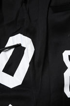 Dolce & Gabbana Black Logo Cotton Bermuda Sweatshorts Shorts