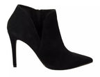 Steve Madden Black Suede Leather Stiletto Heels Boots Shoes