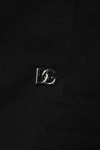 Dolce & Gabbana Black Cotton Crew Neck Sweatshirt Sweater