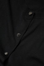 Dolce & Gabbana Black Button Down Short Sleeve Blouse Top